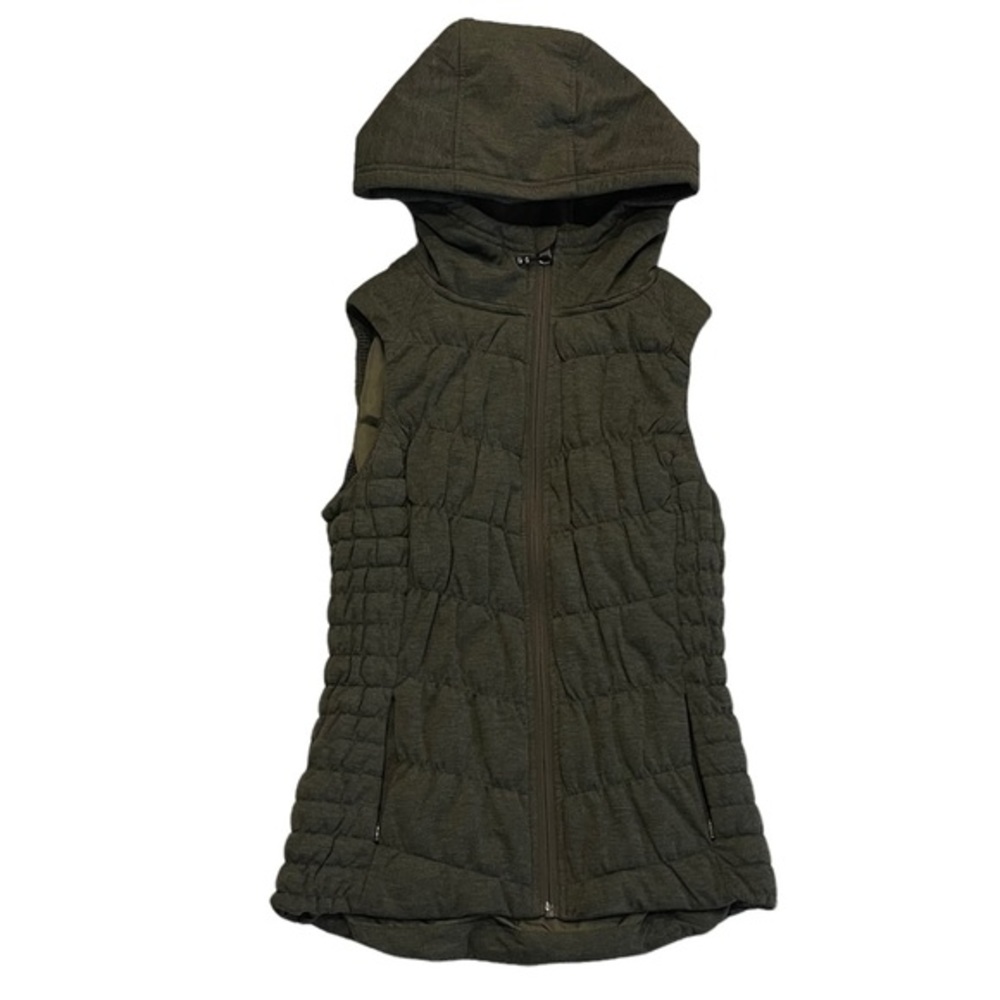 BE by BLANC NOIR Green Sleeveless Puffer Vest Size Small